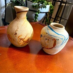 Vintage western Nemadji Unglazed Matte Handmade Pottery Vase small